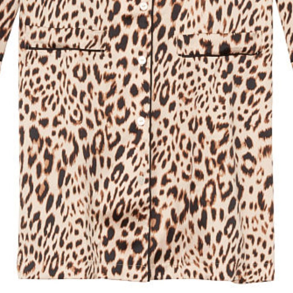 Last 1 NWT VS Medium Satin Button-Down Sleepshirt - Picture 15 of 16